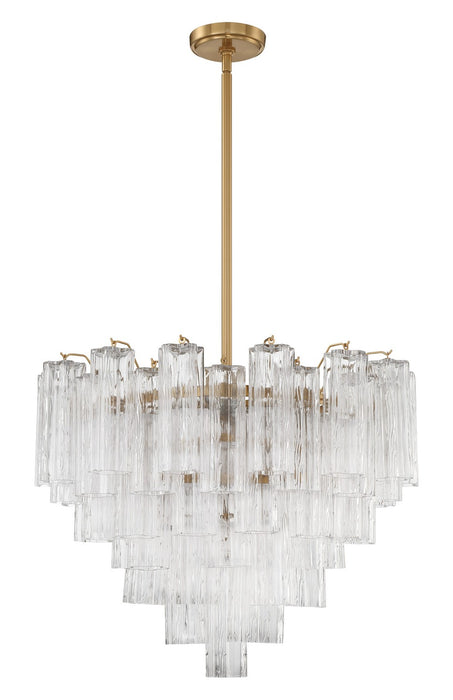 Crystorama ADD-312-AG-CL Addis 12 Light Chandelier Aged Brass Main Image.jpg