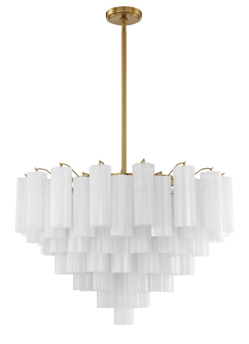 Crystorama ADD-316-AG-WH Addis 16 Light Chandelier Aged Brass Main Image.jpg
