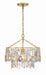 Crystorama ELS-7100-GA Elsa One Light Pendant Antique Gold Main Image.jpg