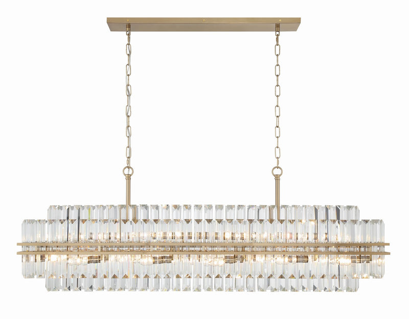 Crystorama HAY-1417-AG Hayes 16 Light Chandelier Aged Brass Main Image.jpg