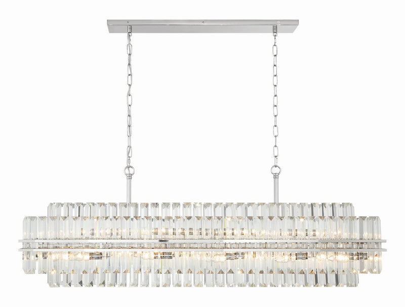 Crystorama HAY-1417-PN Hayes 16 Light Chandelier Polished Nickel Main Image.jpg