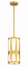 Crystorama ROY-801-GA Royston One Light Pendant Antique Gold Main Image.jpg