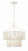 Crystorama TIA-7100-MT Tiana One Light Pendant Matte White Main Image.jpg
