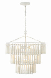 Crystorama TIA-7103-MT Tiana Three Light Pendant Matte White Main Image.jpg