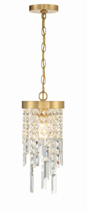 Crystorama WIN-210-GA-CL-MWP Winfield One Light Pendant Antique Gold Main Image.jpg