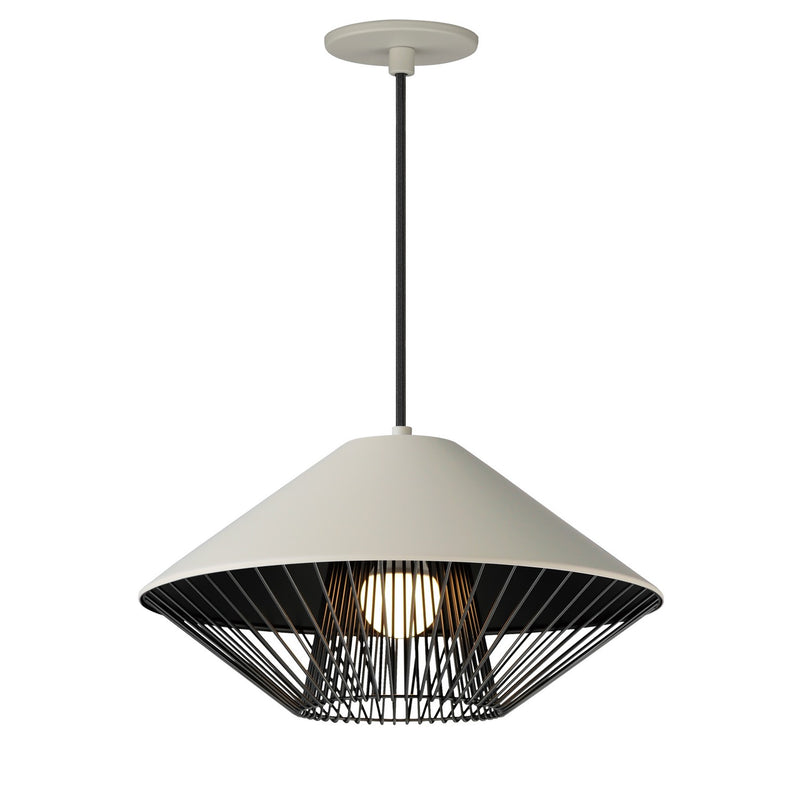 ET2 E11395-GYBK Phoenix LED Pendant, Gray / Black Main Image.jpg