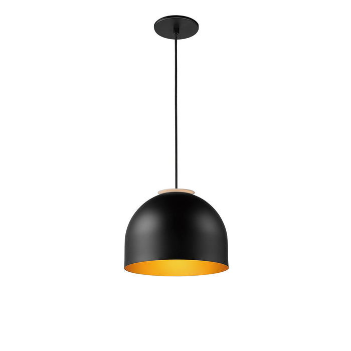 ET2 E34602-54BKGLD Foster LED Pendant, Black / Gold Main Image.jpg