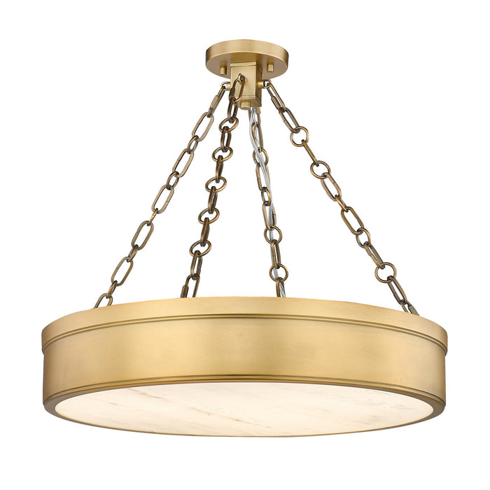 Z-Lite 1944SF22-RB-LED Anders LED Semi Flush Mount, Rubbed Brass Main Image.jpg