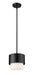 Z-Lite 495P7-MB Counterpoint One Light Pendant, Matte Black Main Image.jpg