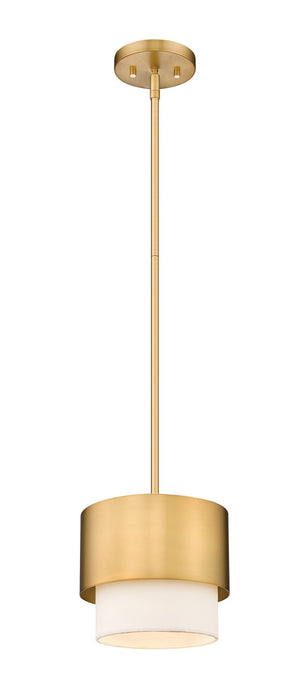 Z-Lite 495P7-MGLD Counterpoint One Light Pendant, Modern Gold Main Image.jpg