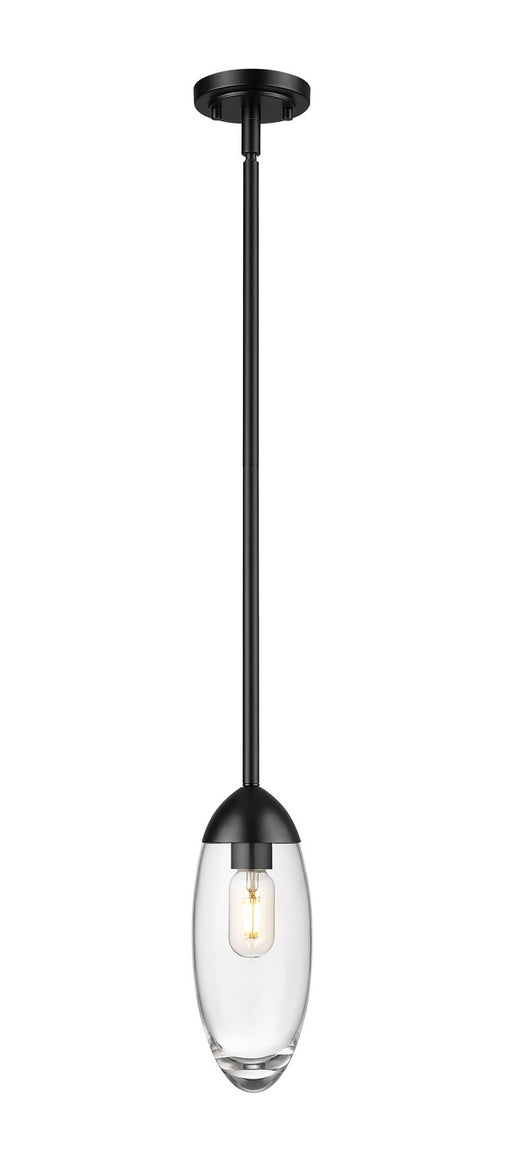 Z-Lite 651P-ROD-MB Arden One Light Pendant, Matte Black Main Image.jpg