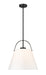 Z-Lite 743P18-MB Z-Studio Linen Pendant One Light Pendant, Matte Black Main Image.jpg