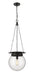 Z-Lite 7506P13-MB Calhoun One Light Pendant, Matte black Main Image.jpg