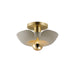 Maxim 11390SGSBR Poppy LED Flush Mount, Silver Gold / Satin Brass Main Image.jpg