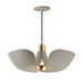 Maxim 11392SGSBR Poppy LED Pendant, Silver Gold / Satin Brass Main Image.jpg