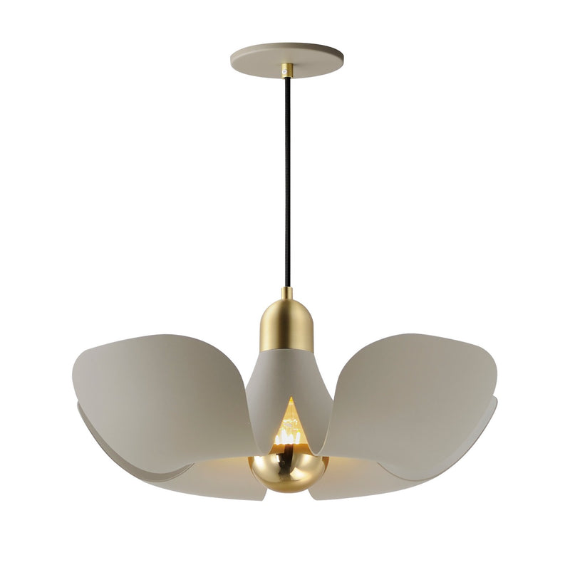 Maxim 11394SGSBR Poppy LED Pendant, Silver Gold / Satin Brass Main Image.jpg