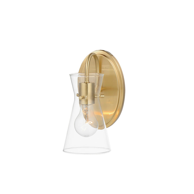 Maxim 12481CLNAB Ava One Light Wall Sconce, Natural Aged Brass Main Image.jpg