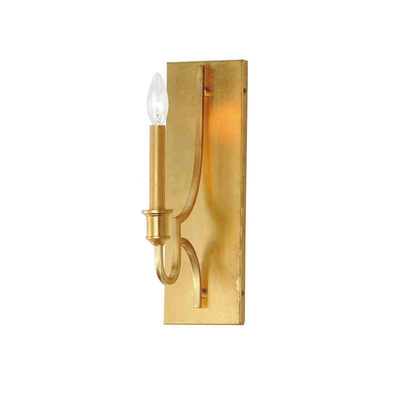 Maxim 12781GL Normandy One Light Wall Sconce, Gold Leaf Main Image.jpg