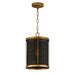 Maxim 14461BRNAB Rattan One Light Pendant, Natural Aged Brass Main Image.jpg