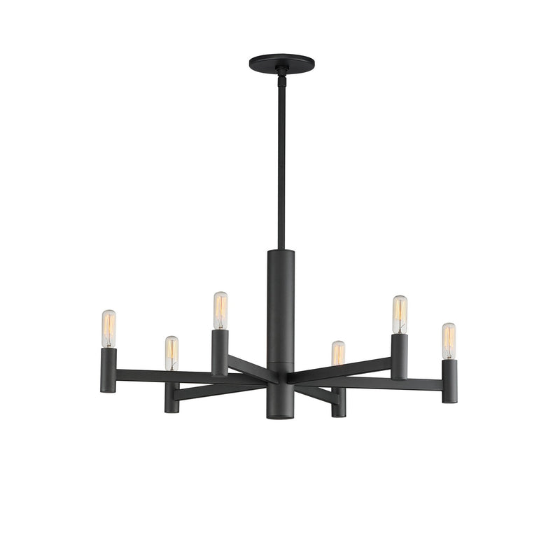 Maxim 21366BK Emana Six Light Chandelier, Black Main Image.jpg