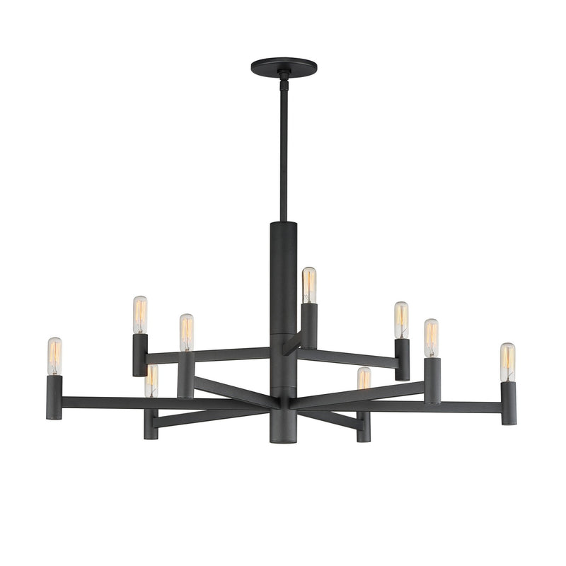 Maxim 21369BK Emana Nine Light Chandelier, Black Main Image.jpg