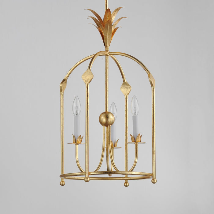 Maxim 2884GL Paloma Three Light Foyer Pendant, Gold Leaf Alternate Image.jpg