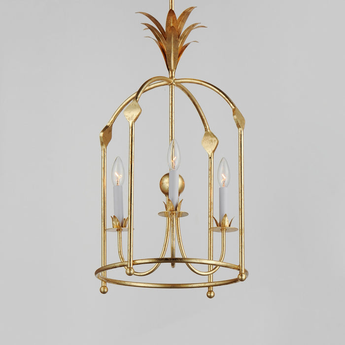 Maxim 2884GL Paloma Three Light Foyer Pendant, Gold Leaf Alternate Image 2.jpg