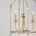 Maxim 2884GL Paloma Three Light Foyer Pendant, Gold Leaf Alternate Image 3.jpg