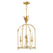 Maxim 2884GL Paloma Three Light Foyer Pendant, Gold Leaf Main Image.jpg