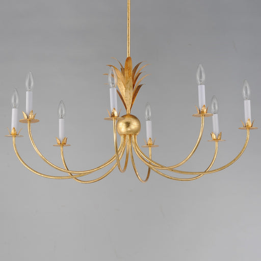 Maxim 2888GL Paloma Eight Light Chandelier, Gold Leaf Alternate Image.jpg