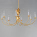 Maxim 2888GL Paloma Eight Light Chandelier, Gold Leaf Alternate Image.jpg