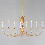 Maxim 2888GL Paloma Eight Light Chandelier, Gold Leaf Alternate Image 2.jpg