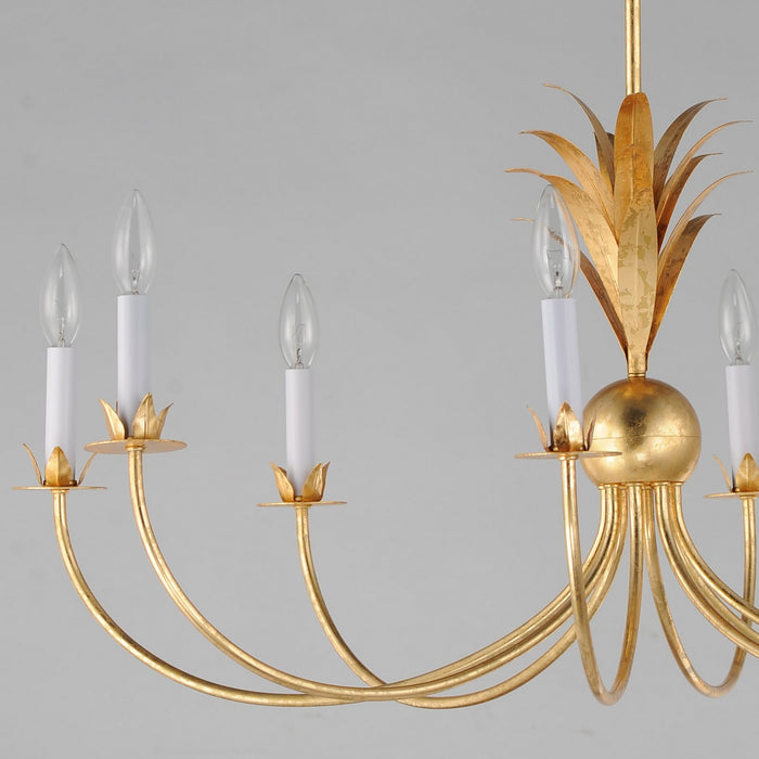 Maxim 2888GL Paloma Eight Light Chandelier, Gold Leaf Alternate Image 3.jpg