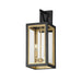 Maxim 30055CLBKGLD Neoclass Two Light Outdoor Wall Sconce, Black / Gold Main Image.jpg