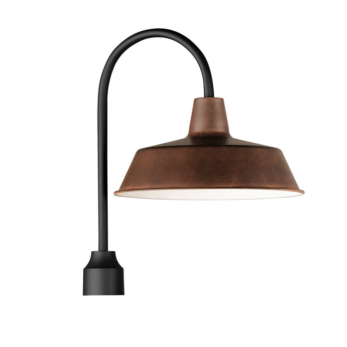 Maxim 35010EBBK Pier M One Light Post Lantern, Empire Bronze / Black Main Image.jpg