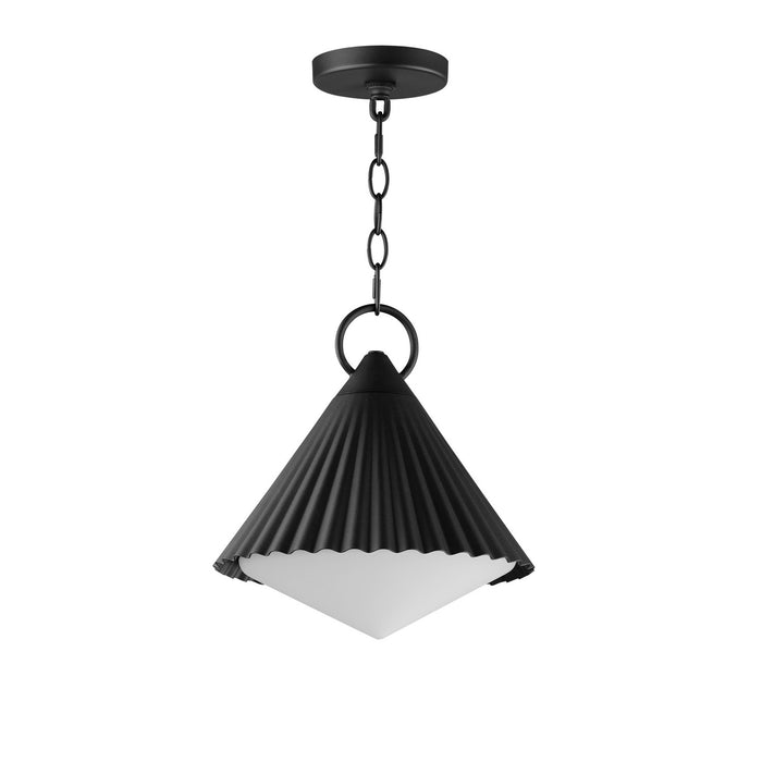 Maxim 35131WTBK Odette One Light Pendant, Black Main Image.jpg