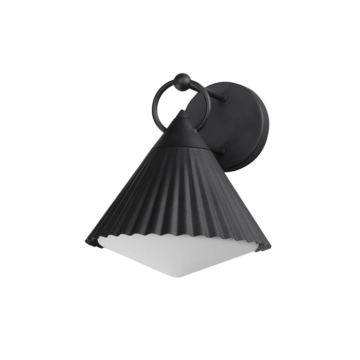 Maxim 35134WTBK Odette One Light Wall Sconce, Black Main Image.jpg