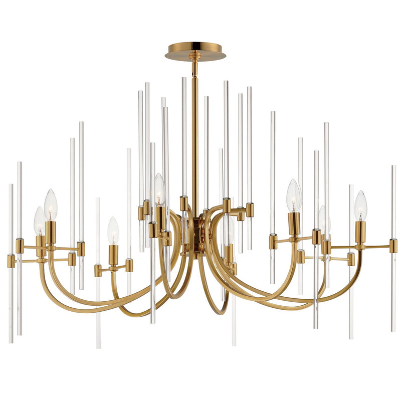 Maxim 38408CLHR Divine Eight Light Chandelier, Heritage Main Image.jpg