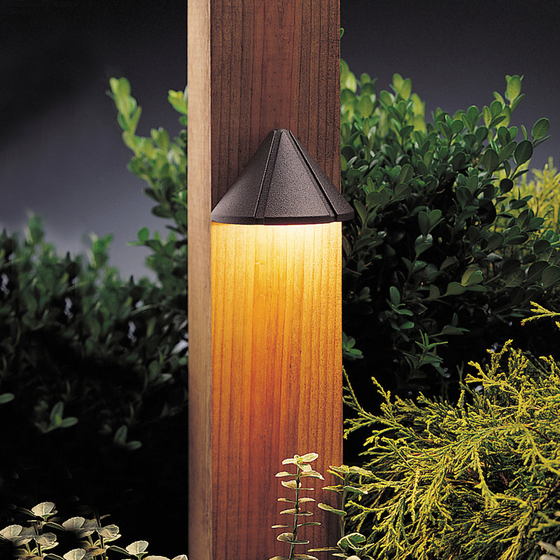 Kichler 15065AZT One Light Deck, Textured Architectural Bronze