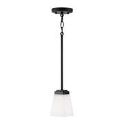 Capital Lighting 314411MB-334 Baxley One Light Pendant, Matte Black Main Image.jpg