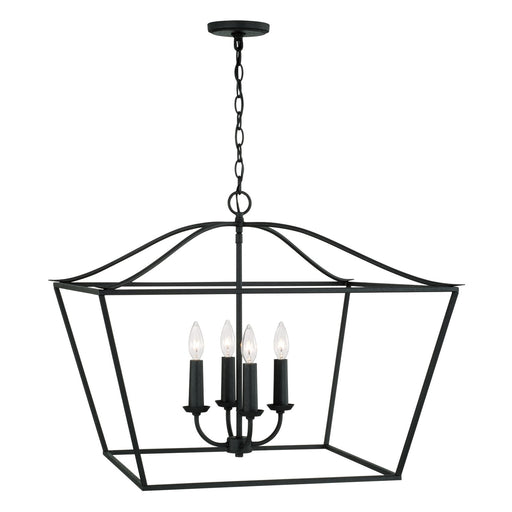 Capital Lighting 350641BI Grady Four Light Pendant, Black Iron Main Image.jpg