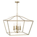 Capital Lighting 350641MA Grady Four Light Pendant, Matte Brass Main Image.jpg