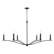 Capital Lighting 450661BI Grady Six Light Chandelier, Black Iron Main Image.jpg