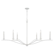 Capital Lighting 450661XW Grady Six Light Chandelier, Textured White Main Image.jpg