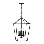 Capital Lighting 550641BI Grady Four Light Foyer Pendant, Black Iron Main Image.jpg
