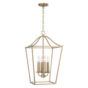 Capital Lighting 550641MA Grady Four Light Foyer Pendant, Matte Brass Main Image.jpg