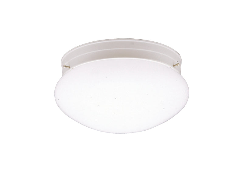 Kichler 208WH One Light Flush Mount, White