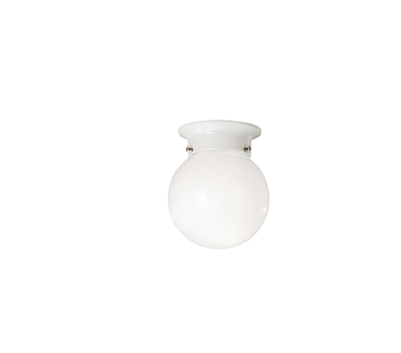 Kichler 216WH One Light Flush Mount, White