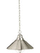 Kichler 2713NI One Light Outdoor Pendant, Brushed Nickel (2)