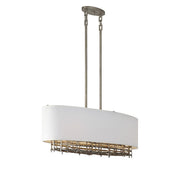 Savoy House 1-1065-4-10 Four Light Linear Chandelier, Campagne Luxe